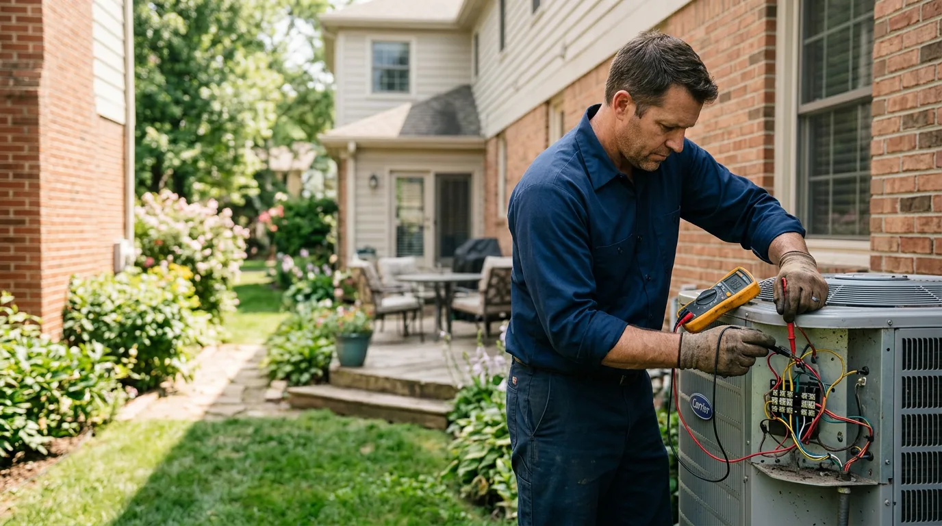 HVAC technician working near Horsham, PA